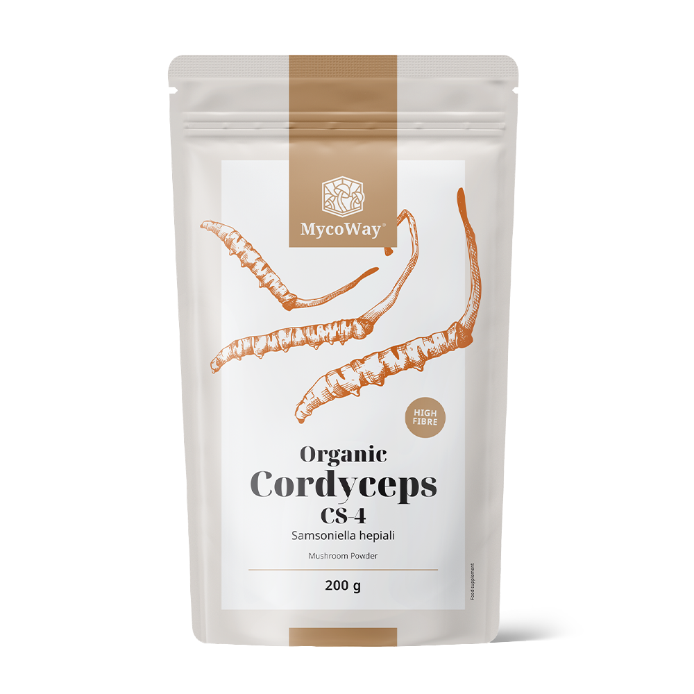 BIO Cordyceps sinensis w proszku.