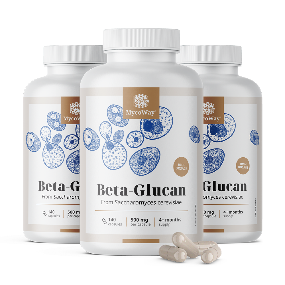 Beta glukan 500 mg.